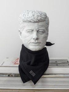 Black Slub Knit Bandana 2-Pack