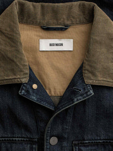 M007 Medium Wash Denim Two Pocket Field Shirt