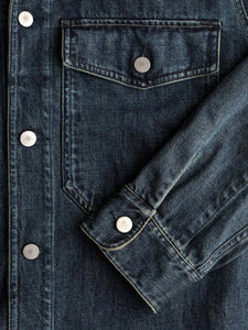 M007 Medium Wash Denim Two Pocket Field Shirt
